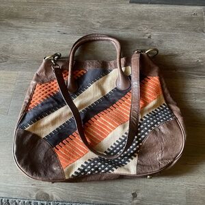 BCBGMaxAzria Patchwork leather bag